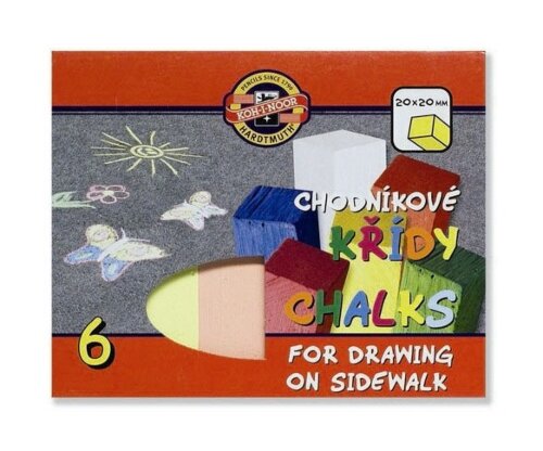 6 Pavement Chalks