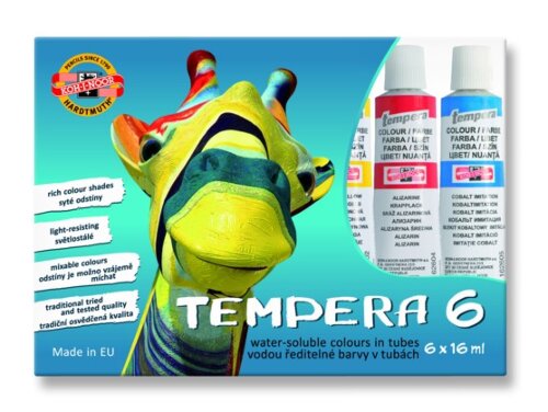 Set of 6 School or College Paints