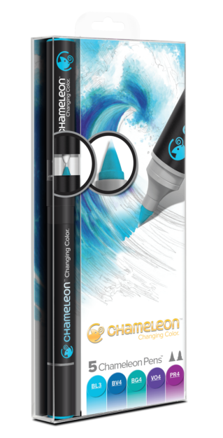 Chameleon Art Products Pens Cool Tones of 5 