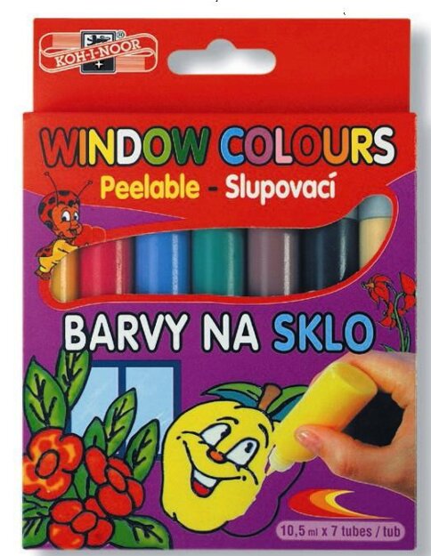 7 Window Colour Paints, Koh-I-Noor