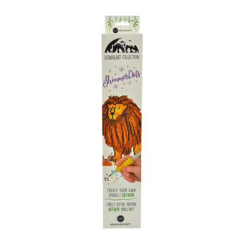 Shimmer Dots - Diamond Art Craft Kit - Arthur the Lion