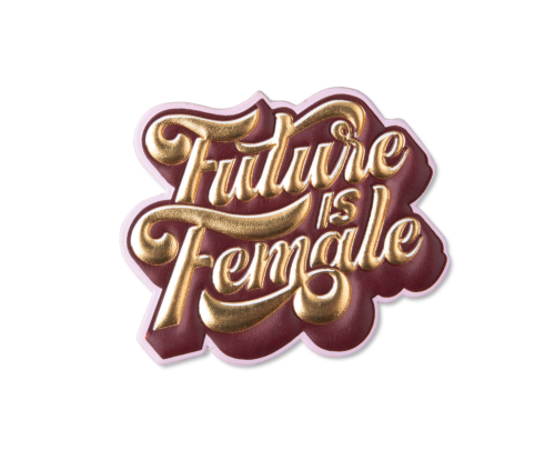 Printworks Sticker - FutureIsFemale gold
