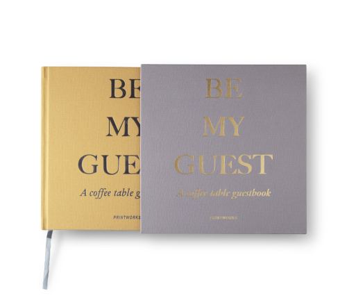 Printworks Guest Book Beige/Yellow