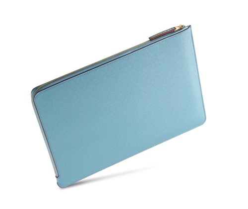 Printworks Laptop case (Light blue/Burgundy) - 10-12 inch