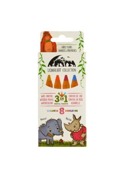 Lionheart 3-in-1 Jumbo Wooden Pencils