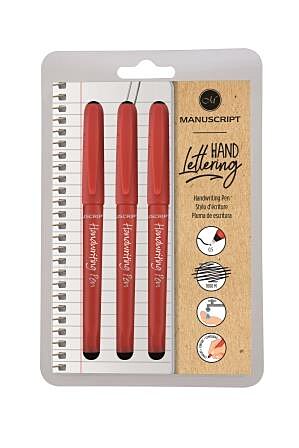 Handwriting Pens  - triple pack black