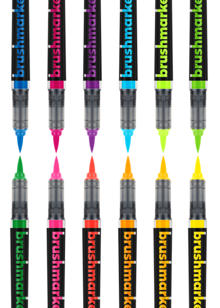 KARIN Brushmarker PRO 12 "Neon colours" set, MOOD