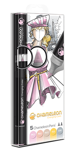 Chameleon Art Product Pastel Tones Pens Set of 5 