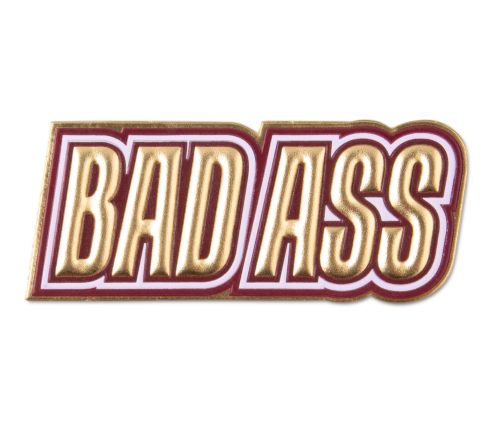 Printworks Sticker - BADASS gold