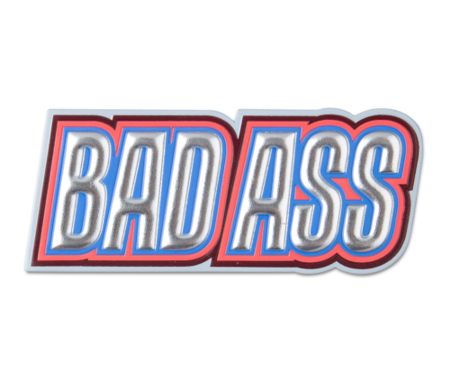 Printworks Sticker - BADASS Silver