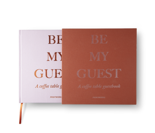 Printworks Guest Book - Rust/Pink
