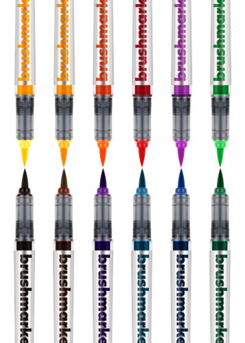 Brushmarker PRO 12 Basic Colours set, MODD