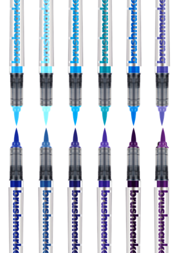 KARIN Brushmarker PRO 12 "Sky colours" set, MOOD