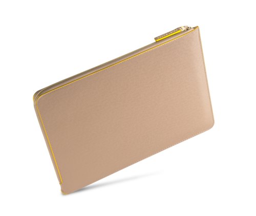 Printworks Laptop case (Beige/Yellow) - 10-12 inch