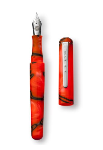 Molten Lava Fountain Pen Med Handwriting Nib