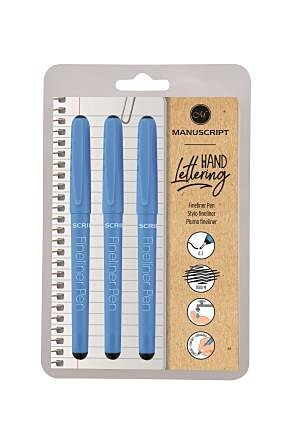 Fineliner Triple Pack- Black