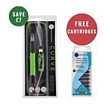 Manuscript Curve Pen Set & Cartridges